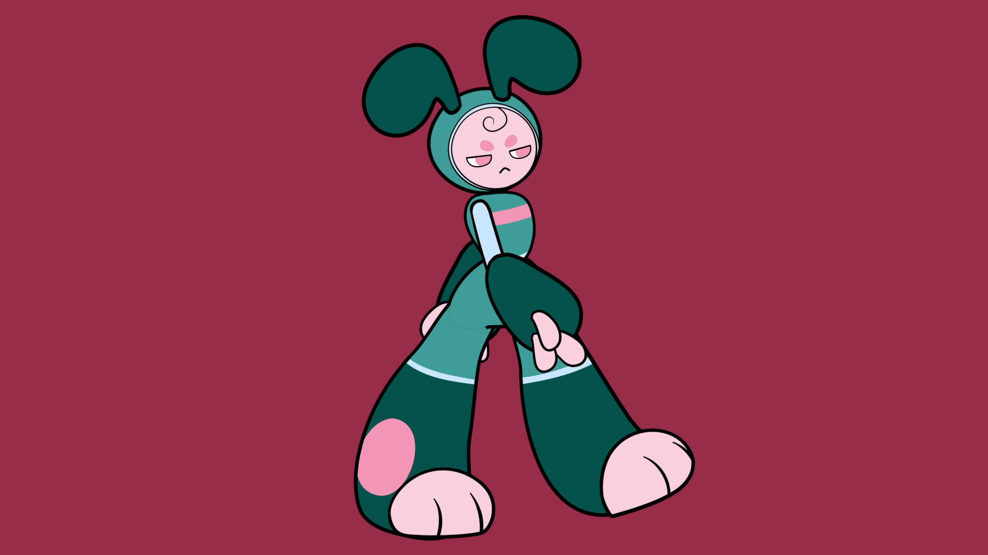 Space bunny (puppet rig test)